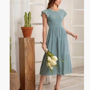 Light Teal Midi Sundress